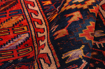 4 x 7 - Navy Blue Antique Shiraz Rug - 61420