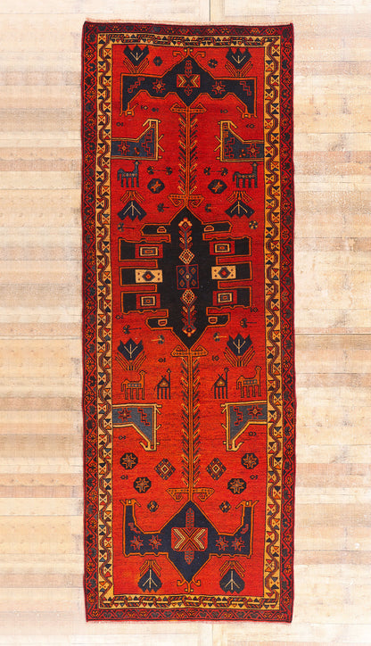 5 x 14 - Red Antique Shiraz Rug - 61421