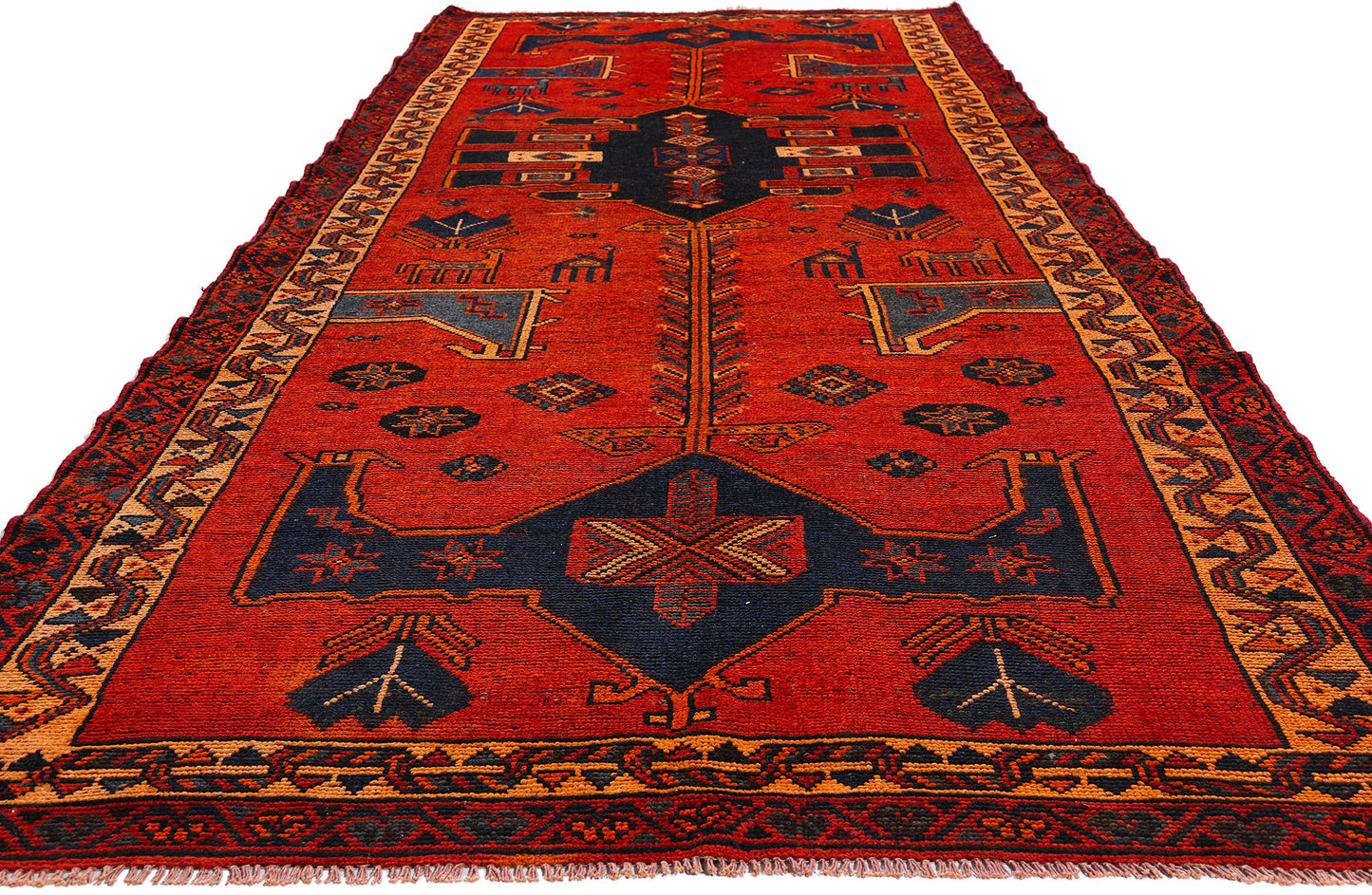 5 x 14 - Red Antique Shiraz Rug - 61421
