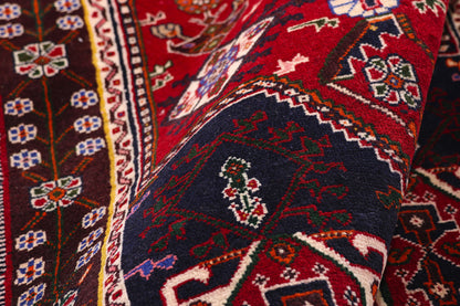 3 x 5 - Red Vintage Qashqai Rug - 61422