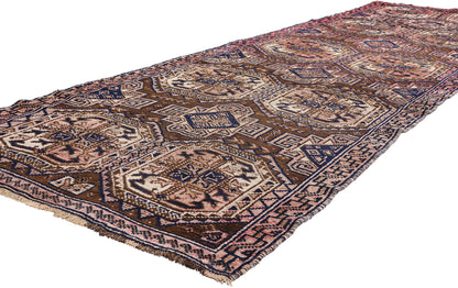 4 x 12 - Brown Antique Shiraz Rug - 61423