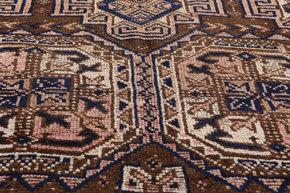4 x 12 - Brown Antique Shiraz Rug - 61423