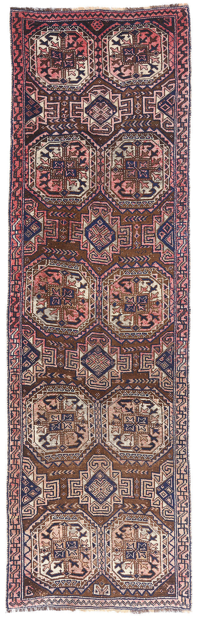 4 x 12 - Brown Antique Shiraz Rug - 61423