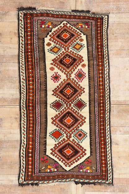 4 x 7 - Ivory Vintage Shiraz Rug - 61429