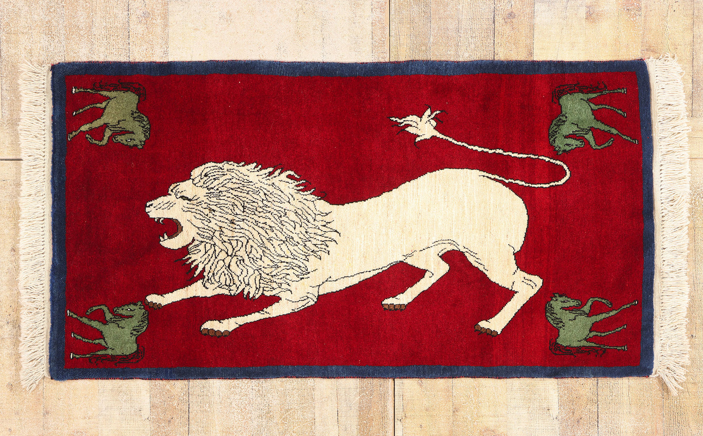 3 x 5 - Red Vintage Shiraz Rug - 61434
