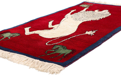 3 x 5 - Red Vintage Shiraz Rug - 61434