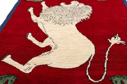 3 x 5 - Red Vintage Shiraz Rug - 61434