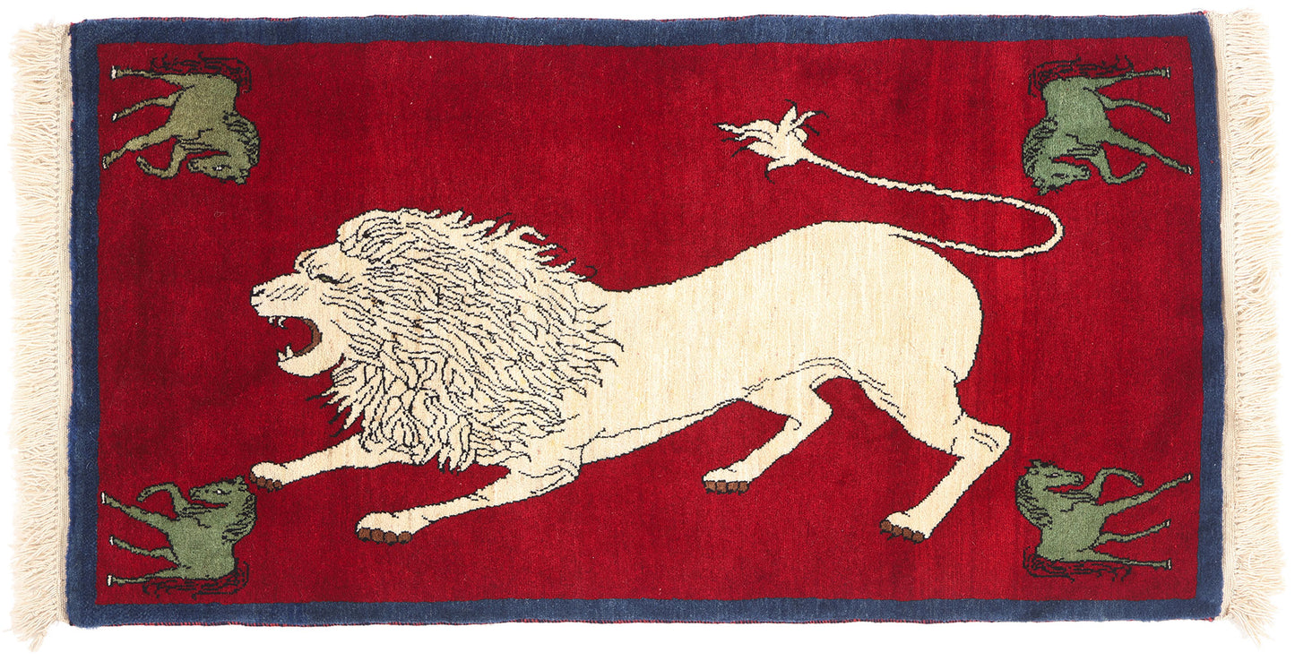 3 x 5 - Red Vintage Shiraz Rug - 61434