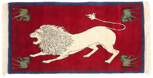 3 x 5 - Red Vintage Shiraz Rug - 61434