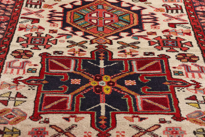 2 x 6 - Ivory Vintage Heriz Rug - 61438