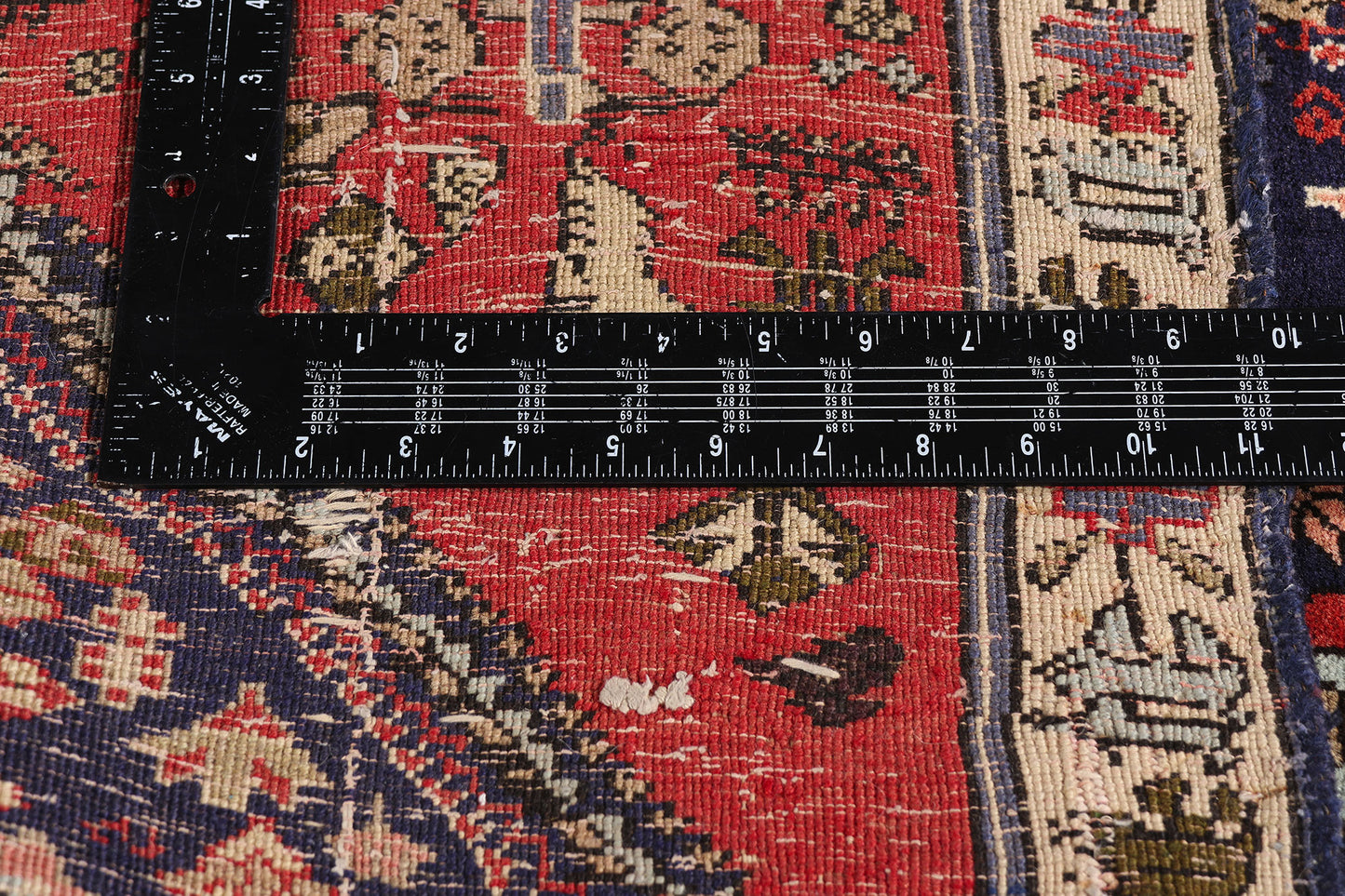 3 x 8 - Navy Blue Vintage  Rug - 61439