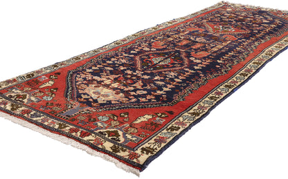 3 x 8 - Navy Blue Vintage  Rug - 61439