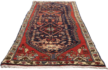 3 x 8 - Navy Blue Vintage  Rug - 61439