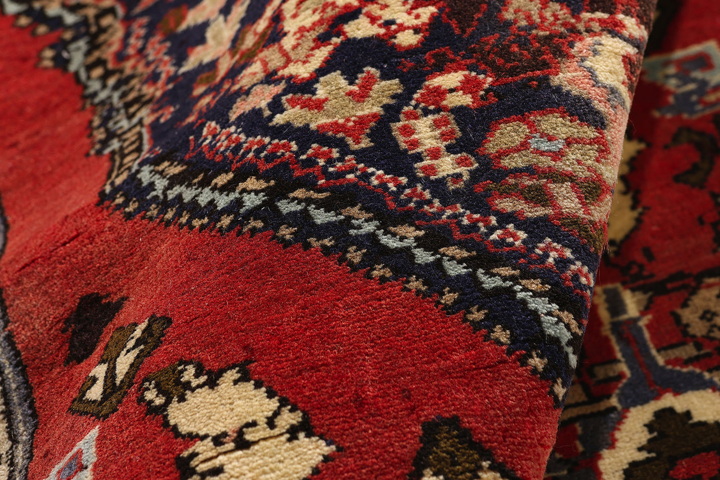 3 x 8 - Navy Blue Vintage  Rug - 61439