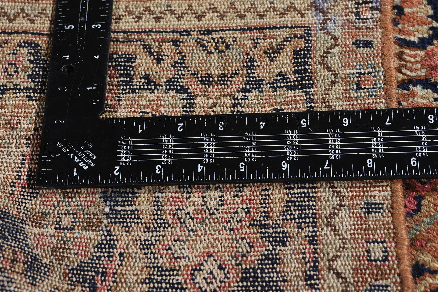 2 x 2 - Navy Blue Antique Malayer Rug - 61442