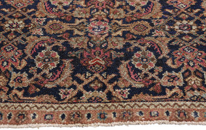 2 x 2 - Navy Blue Antique Malayer Rug - 61442