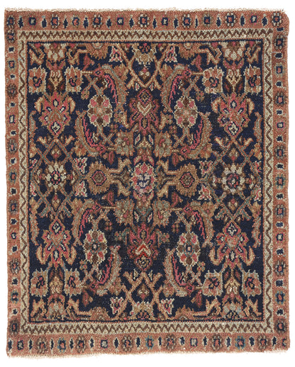 2 x 2 - Navy Blue Antique Malayer Rug - 61442