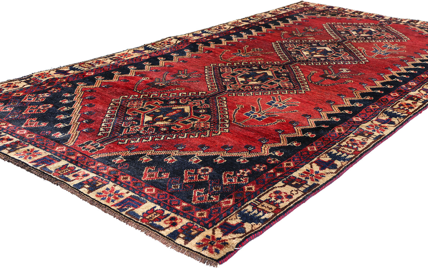 4 x 8 - Red Antique Shiraz Rug - 61443