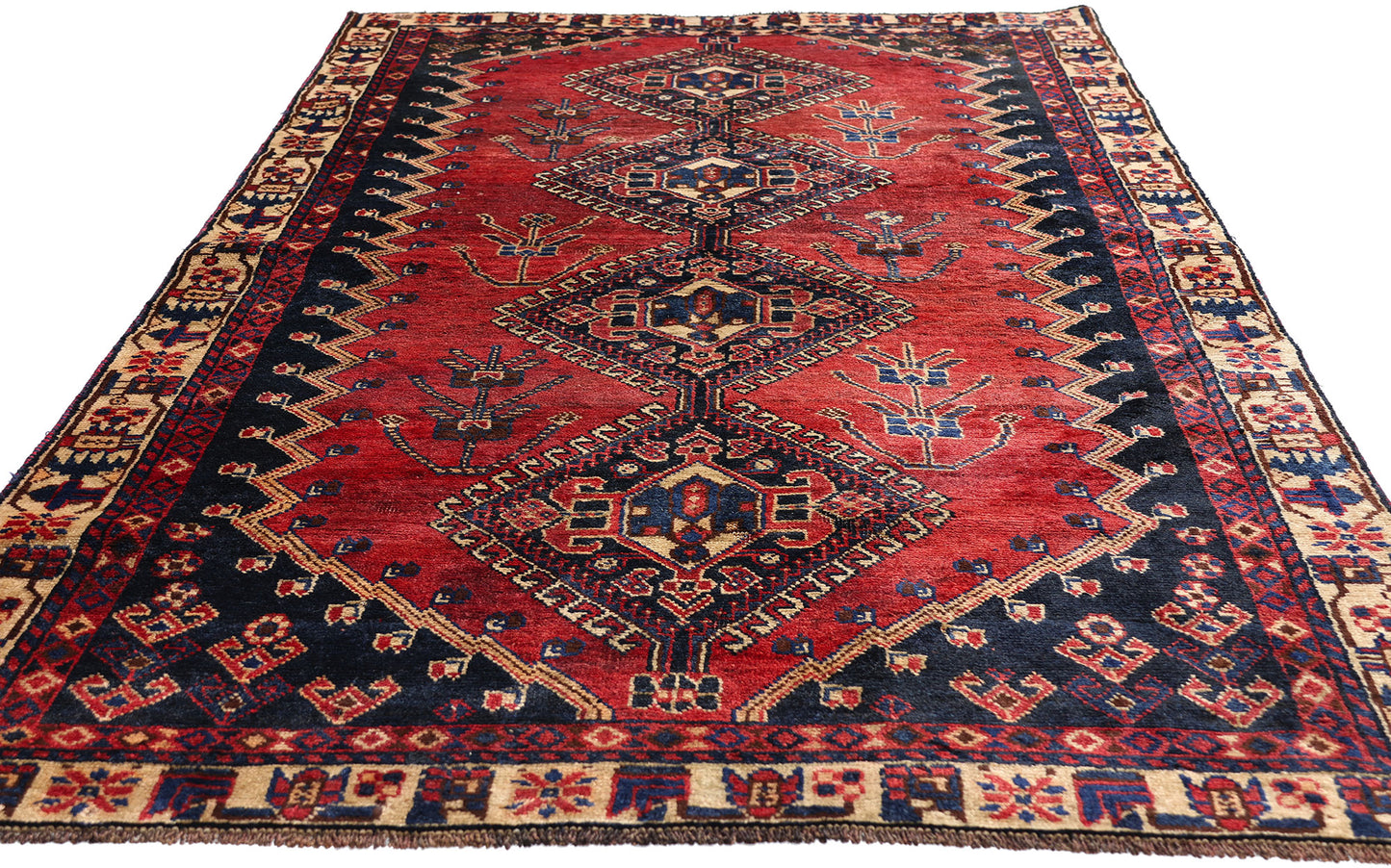 4 x 8 - Red Antique Shiraz Rug - 61443