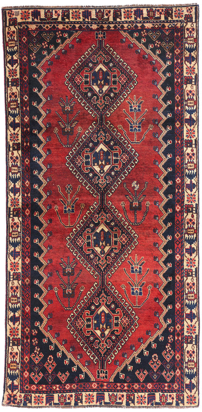 4 x 8 - Red Antique Shiraz Rug - 61443