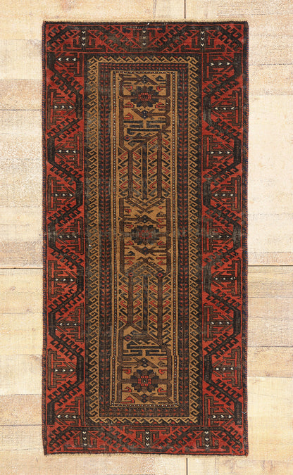2 x 5 - Taupe Antique Turkoman Rug - 61444