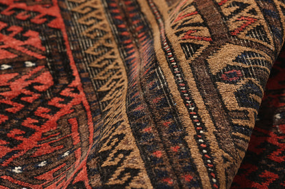 2 x 5 - Taupe Antique Turkoman Rug - 61444