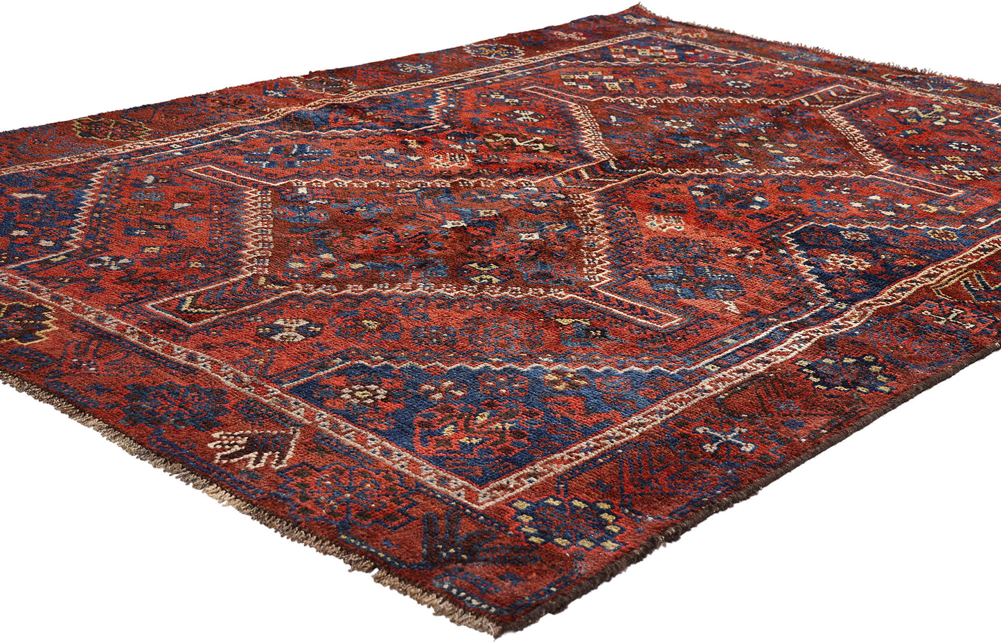 5 x 7 - Red Antique Shiraz Rug - 61445