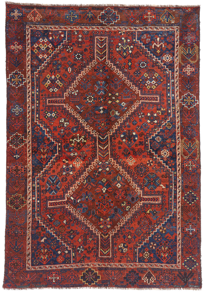 5 x 7 - Red Antique Shiraz Rug - 61445