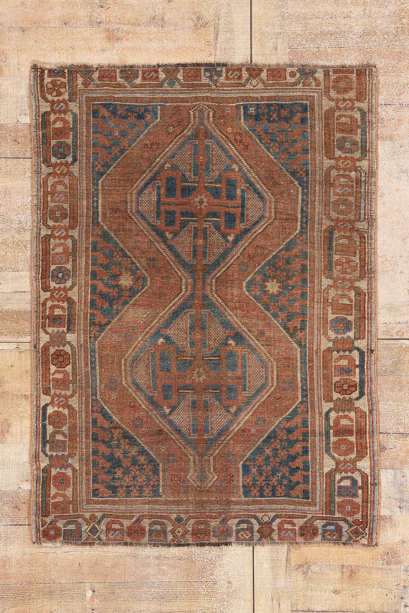 3 x 4 - Blue Antique Shiraz Rug - 61447