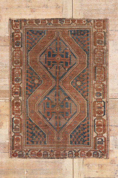 3 x 4 - Blue Antique Shiraz Rug - 61447