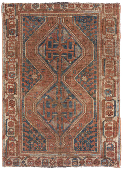 3 x 4 - Blue Antique Shiraz Rug - 61447