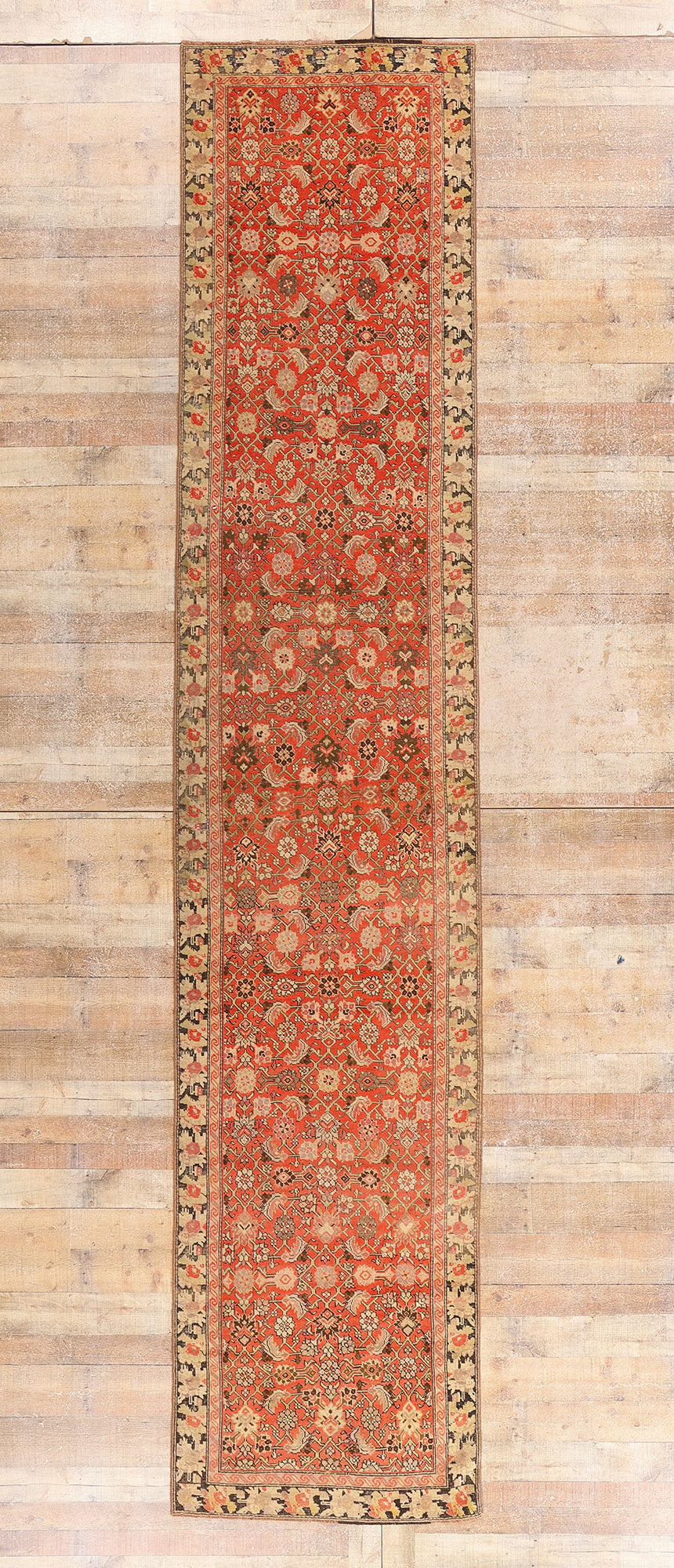 3 x 15 - Orange Antique Karabakh Rug - 61448