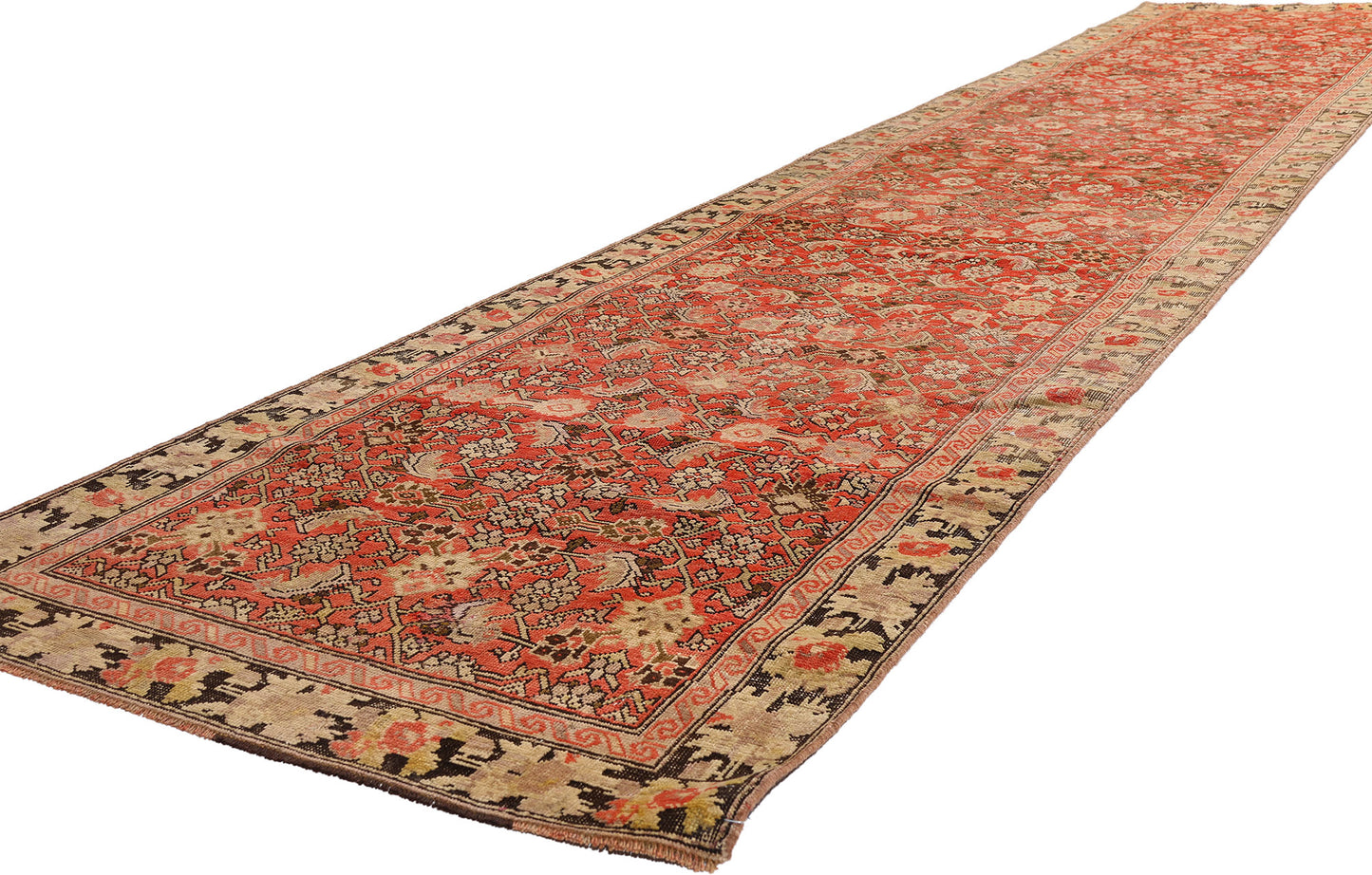 3 x 15 - Orange Antique Karabakh Rug - 61448