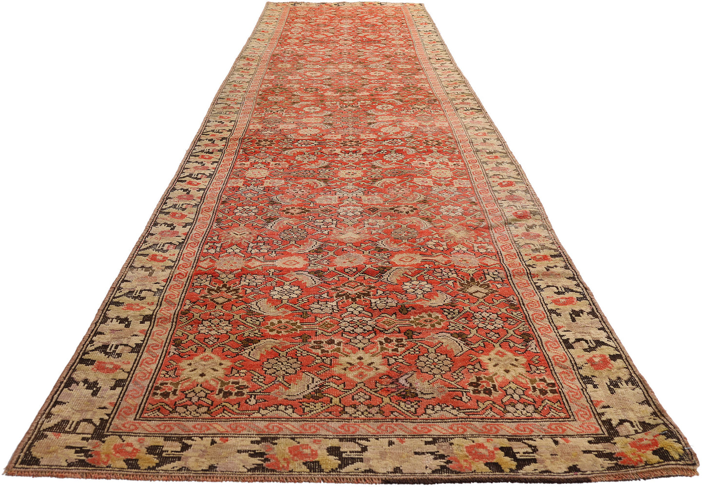 3 x 15 - Orange Antique Karabakh Rug - 61448