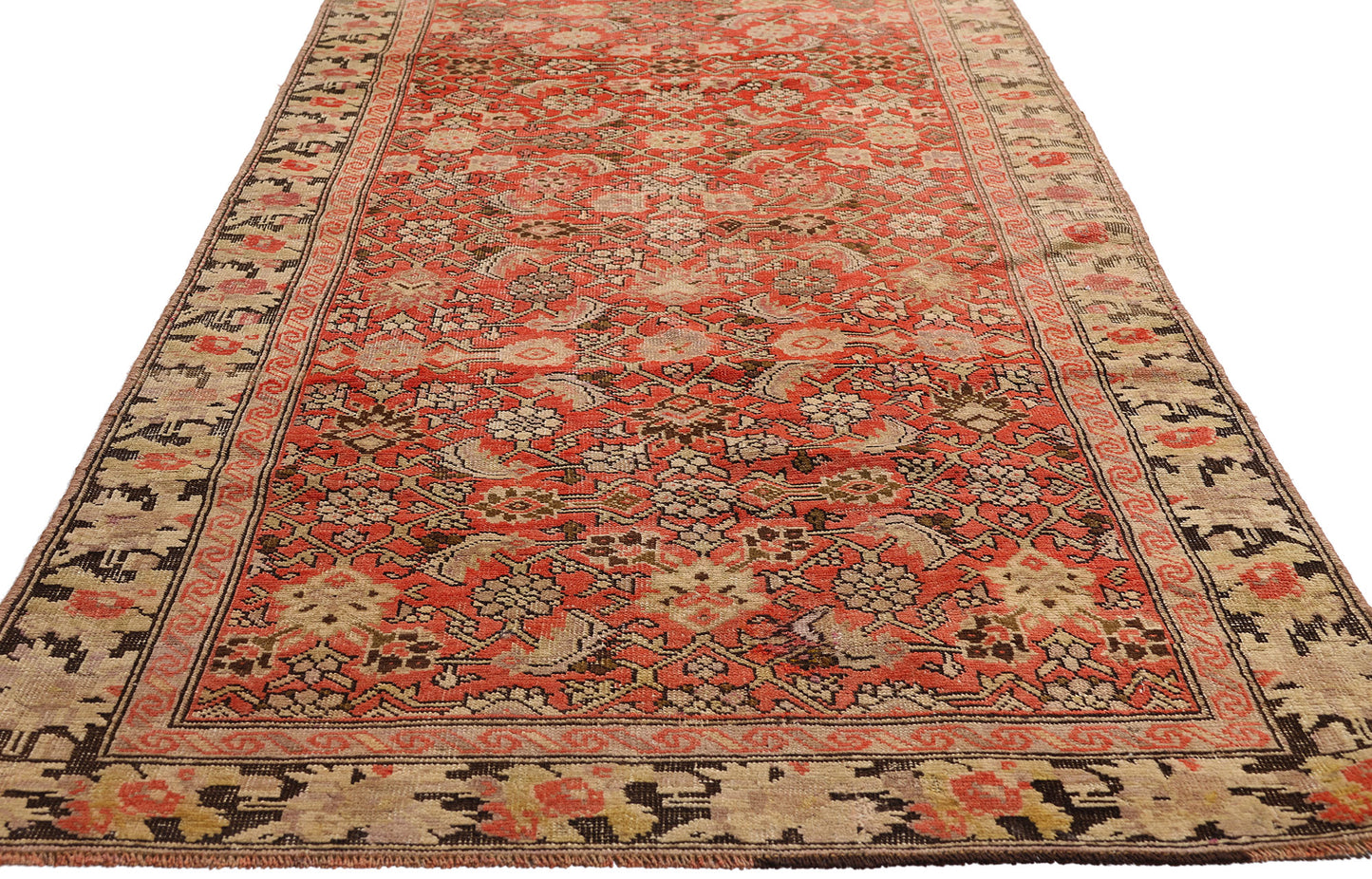 3 x 15 - Orange Antique Karabakh Rug - 61448