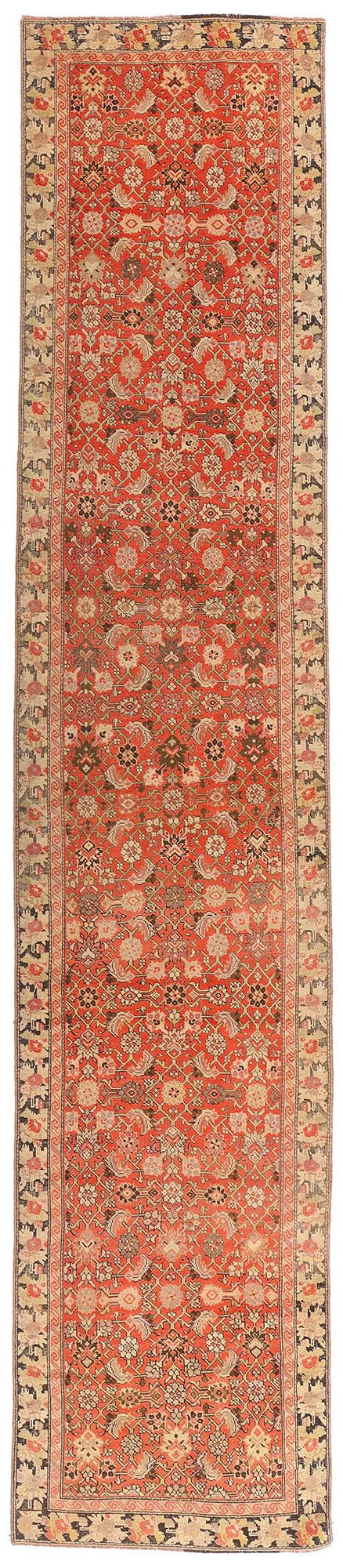 3 x 15 - Orange Antique Karabakh Rug - 61448