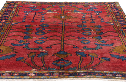 4 x 5 - Red Antique Lilihan Rug - 61449