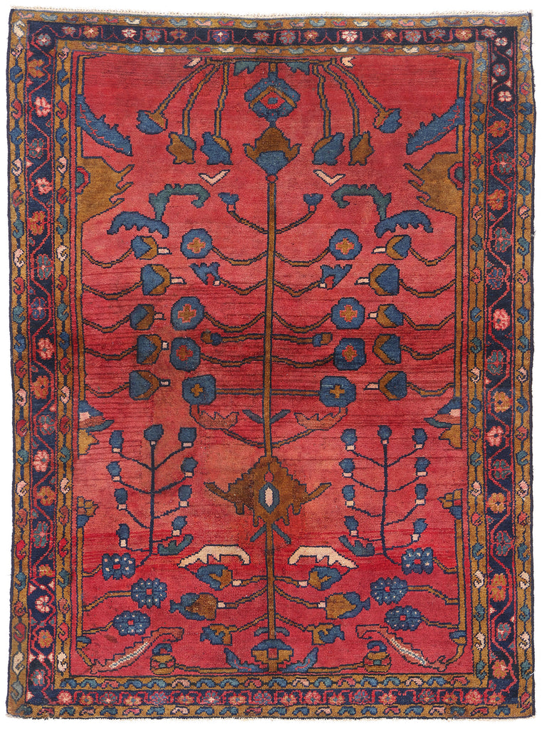 4 x 5 - Red Antique Lilihan Rug - 61449