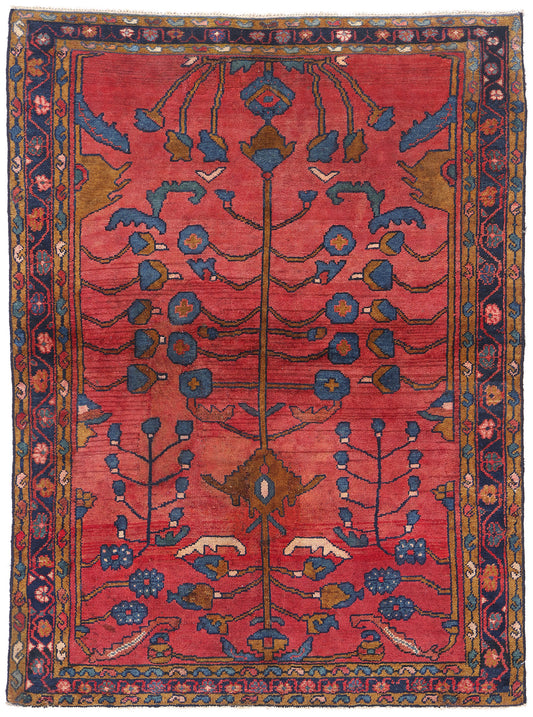 4 x 5 - Red Antique Lilihan Rug - 61449
