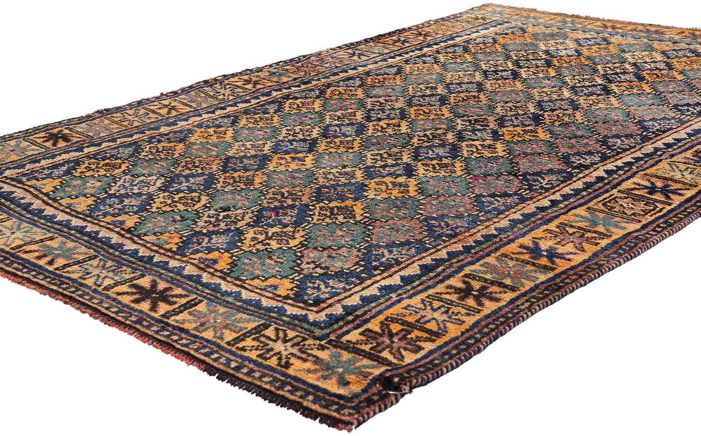 4 x 6 - Multicolor Antique Shiraz Rug - 61450