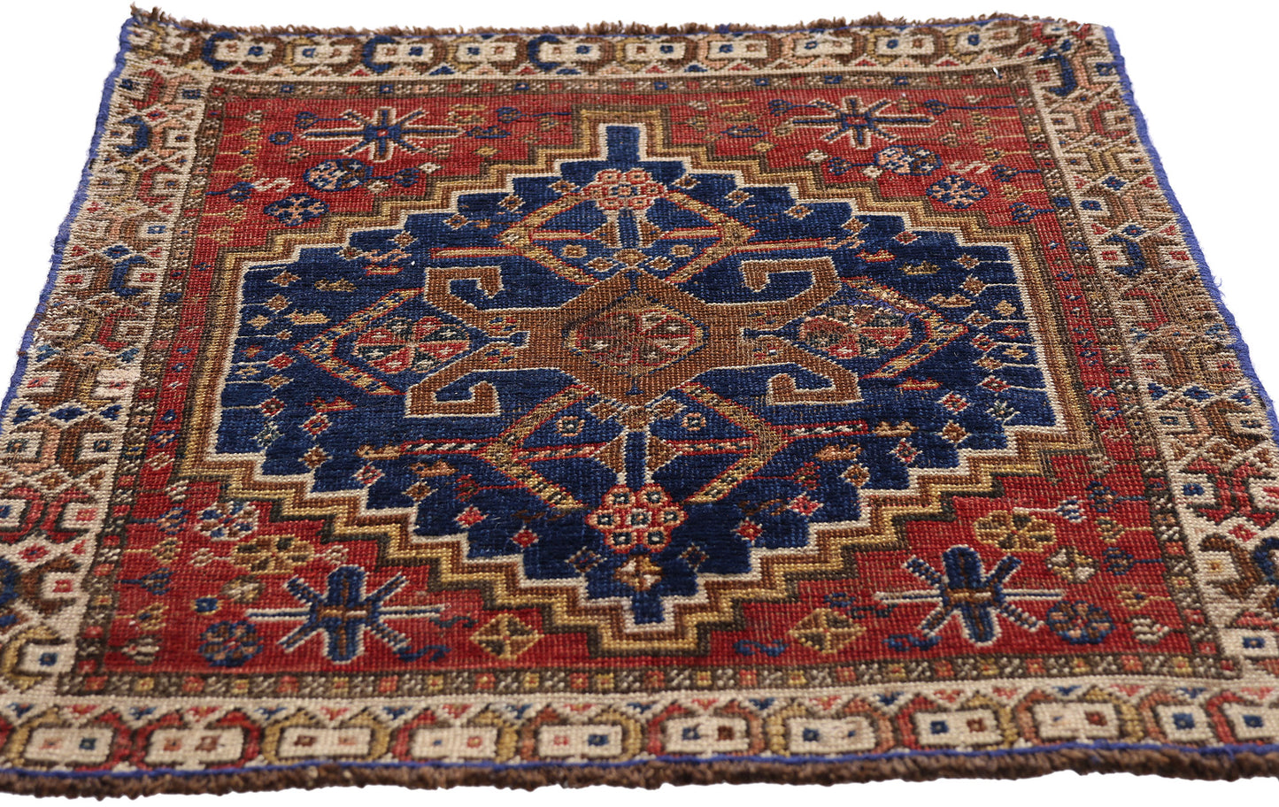 2 x 3 Red Antique Persian Shiraz Rug 61451
