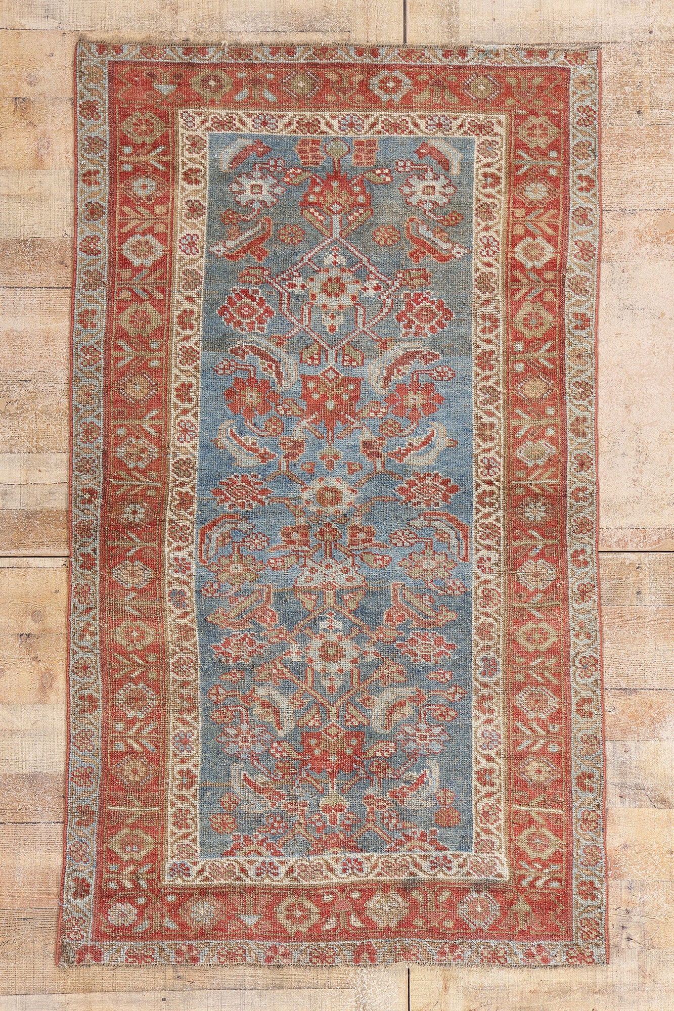 3 x 6 - Blue Antique Mahal Rug - 61456