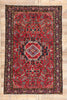 6 x 9 - Red Vintage Heriz Rug - 61458