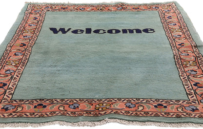 4 x 5 - Light Blue Vintage Mahal Rug - 61462