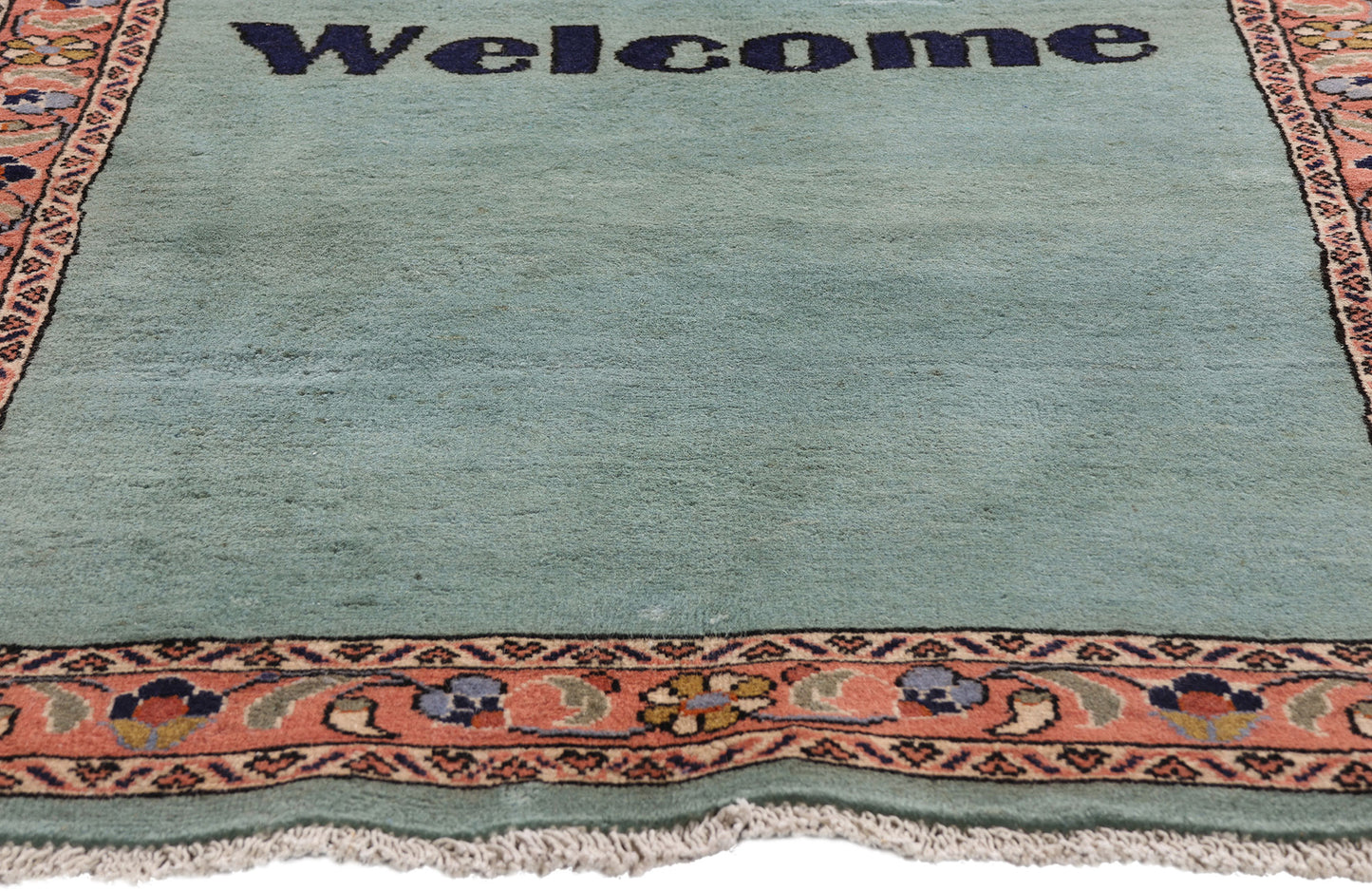 4 x 5 - Light Blue Vintage Mahal Rug - 61462