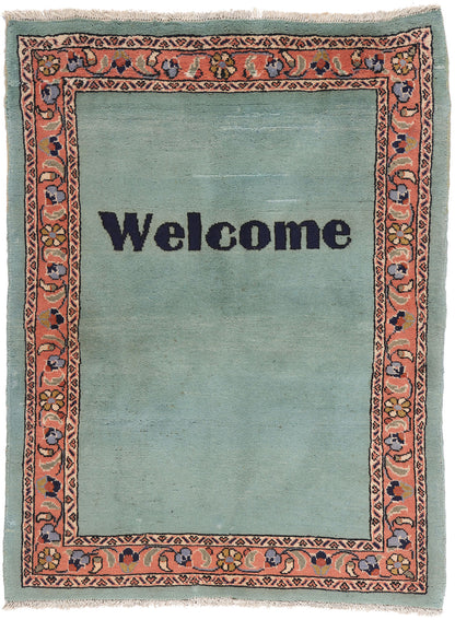 4 x 5 - Light Blue Vintage Mahal Rug - 61462