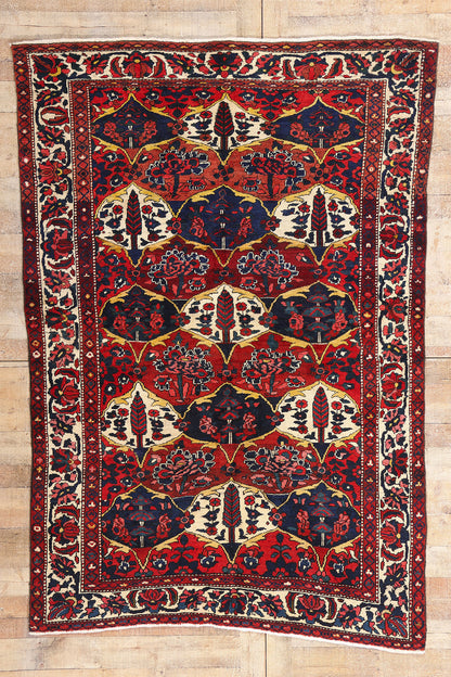 6 x 8 - Rust Antique Bakhtiari Rug - 61464