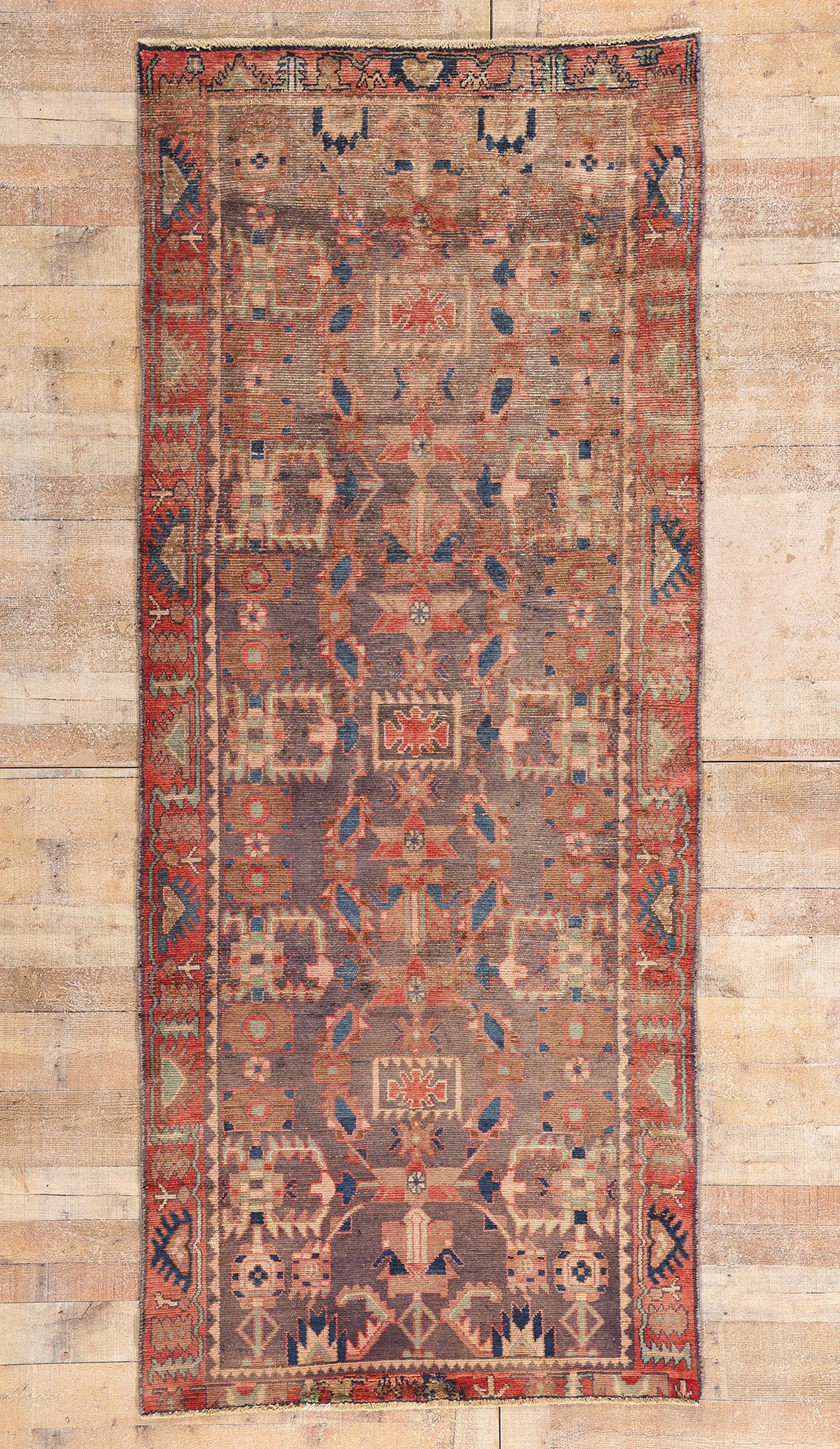 4 x 9 - Purple Antique Malayer Rug - 61465