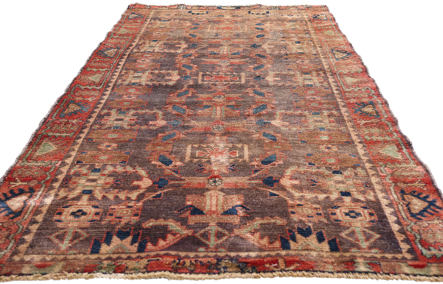4 x 9 - Purple Antique Malayer Rug - 61465