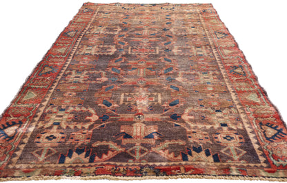 4 x 9 - Purple Antique Malayer Rug - 61465